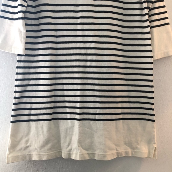 Anthropologie Dress Allihop Belmont Button Striped Sailor Dress Sz M EUC - Picture 6 of 9